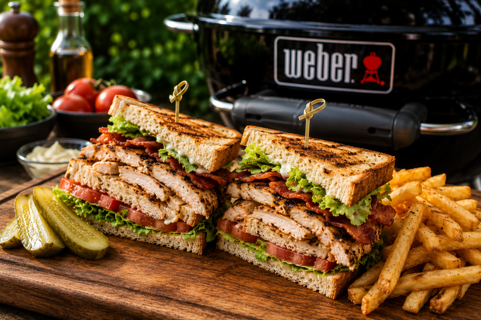 Grilled Chicken Club Sandwich