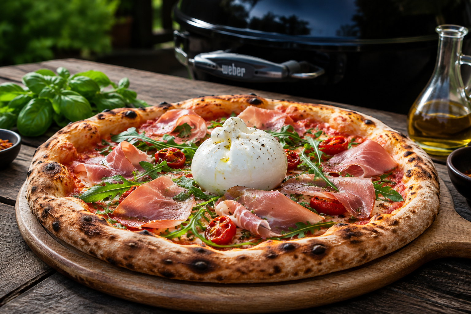 Pizza Prosciutto e Burrata