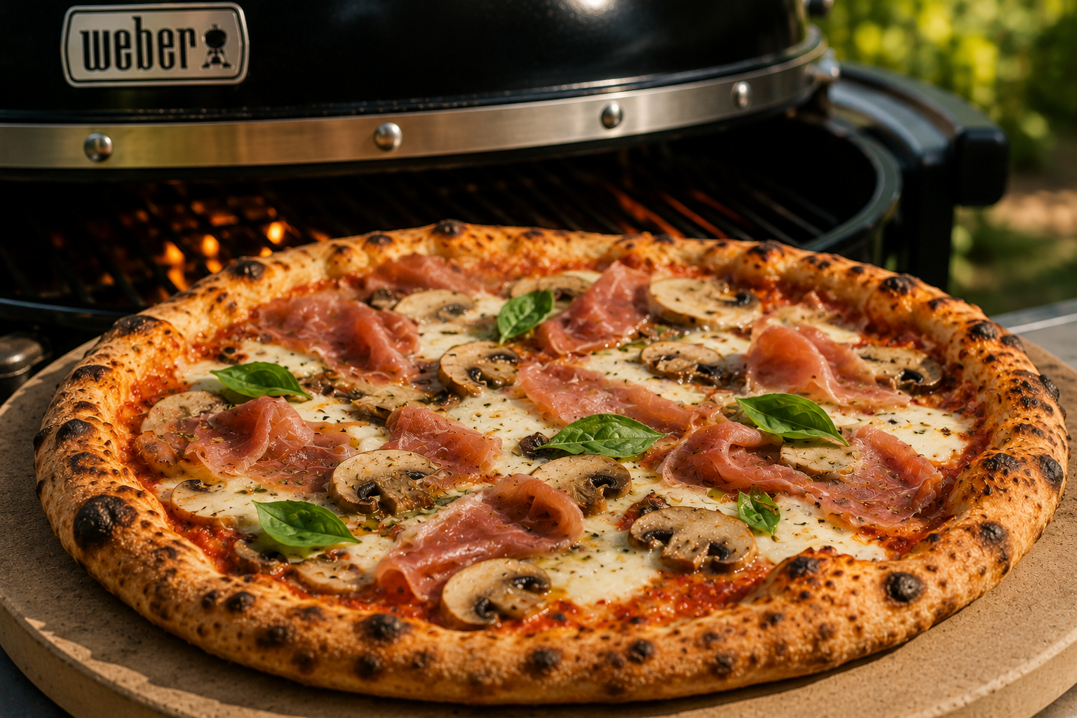 Pizza Prosciutto e Funghi