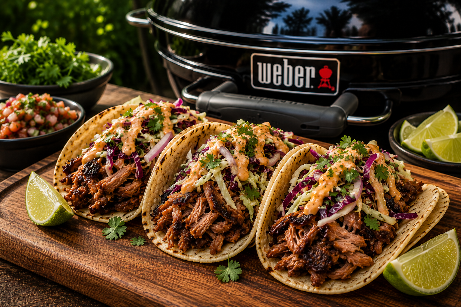 Pulled Pork Tacos с хрупкава салата и лайм