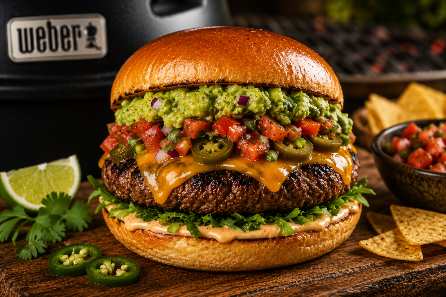 Tex-Mex Guacamole Burger