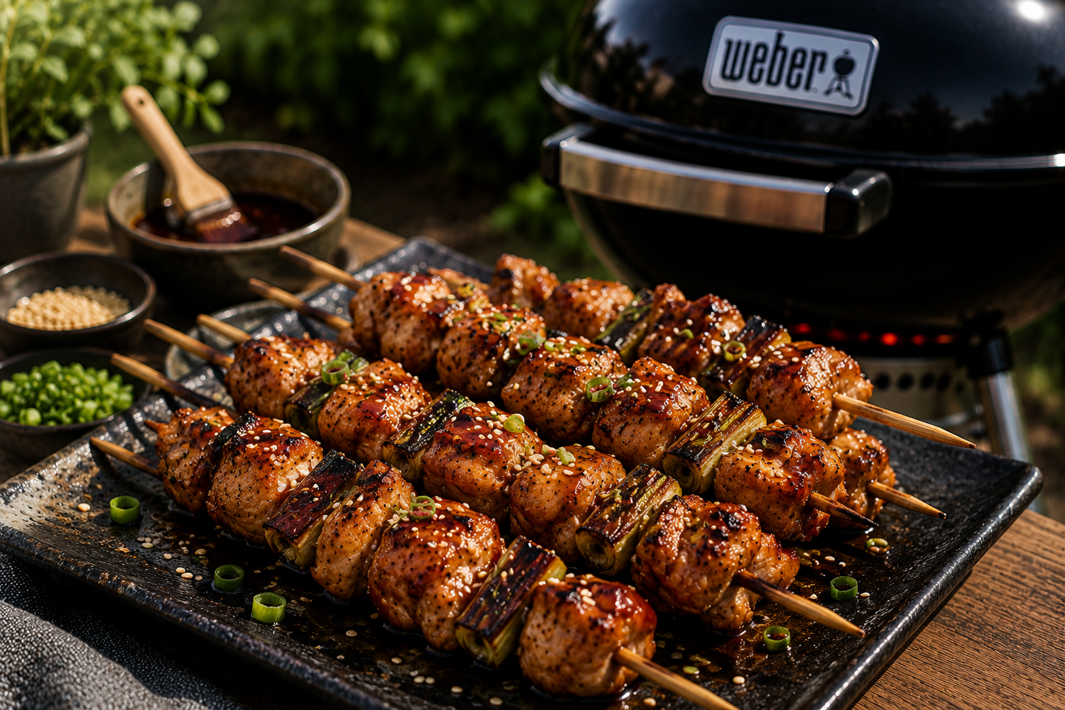Yakitori пилешки шишчета в японски стил